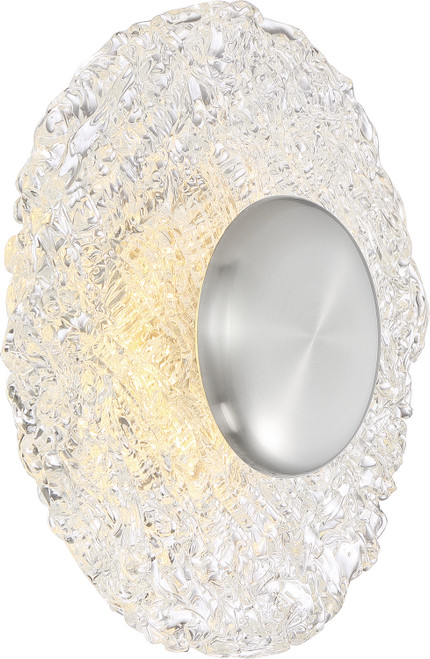 Nuvo Lighting - 62-1493 - LED Flush Mount - Riverbed - Polished Nickel