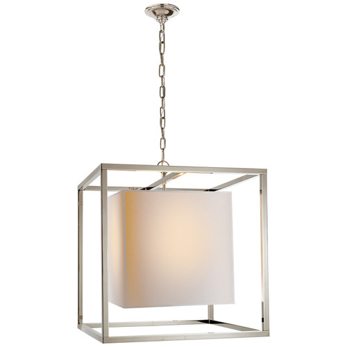 manufacturer_finish:Polished Nickel|manufacturer_glass:15.25 Natural Paper Cube