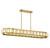 Savoy House - 1-3165-8-322 - Eight Light Linear Chandelier - Gideon - Warm Brass