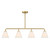 Savoy House - 1-4014-4-322 - Four Light Linear Chandelier - Blair - Warm Brass