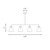 Blair Four Light Linear Chandelier (1-4014-4-SN)