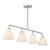 Blair Four Light Linear Chandelier (1-4014-4-SN)