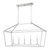 Townsend Five Light Linear Chandelier (1-424-5-SN)