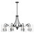Savoy House - 1-4570-8-89 - Eight Light Chandelier - Calgary - Matte Black