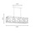 Balfour Eight Light Linear Chandelier (1-5066-8-322)