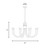 Sorrento Eight Light Chandelier (1-6680-8-89)