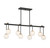 Savoy House - 1-6699-8-143 - Eight Light Linear Chandelier - Couplet - Matte Black w/Warm Brass