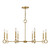 Savoy House - 1-6847-8-93 - Eight Light Chandelier - Noah - Gold Armory