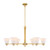 Savoy House - 1-7266-6-322 - Six Light Chandelier - Kohlman - Warm Brass