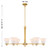 Kohlman Six Light Chandelier (1-7266-6-322)
