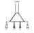 Savoy House - 1-7708-6-67 - LED Linear Chandelier - Denali - Matte Black with Polished Chrome Accents