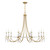 Savoy House - 1-7712-10-195 - Ten Light Chandelier - Mayfair - Warm Brass and Chrome
