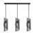 Savoy House - 1-8031-3-89 - Three Light Linear Chandelier - Hillbourne - Matte Black