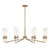 Savoy House - 1-8860-8-322 - Eight Light Chandelier - Baker - Warm Brass