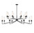 Savoy House - 1-8862-16-89 - 16 Light Chandelier - Baker - Matte Black