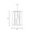 Darien Four Light Pendant (3-1018-4-15)