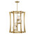 Savoy House - 3-1018-4-322 - Four Light Pendant - Darien - Warm Brass
