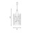 Santiago Six Light Pendant (3-1936-6-143)