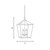 Townsend Four Light Pendant (3-421-4-89)