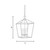 Townsend Four Light Pendant (3-421-4-SN)