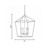 Townsend Six Light Pendant (3-422-6-44)