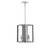 Savoy House - 3-8881-4-175 - Four Light Pendant - Champlin - Gray with Polished Nickel Accents