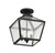 Woodstock Three Light Flush Mount (5-105-BK)