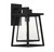Denver One Light Outdoor Wall Lantern (5-2021-BK)