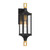 Savoy House - 5-275-144 - One Light Outdoor Wall Lantern - Glendale - Matte Black/Weathered Brushed Brass