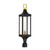 Savoy House - 5-278-144 - One Light Outdoor Post Lantern - Glendale - Matte Black/Weathered Brushed Brass