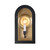 Savoy House - 5-410-331 - One Light Outdoor Wall Lantern - Grotto - Matte Black with Vintage Gold