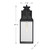 Emery One Light Outdoor Wall Lantern (5-606-BK)
