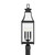Emery Three Light Outdoor Post Lantern (5-609-BK)