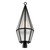 Peninsula One Light Outdoor Post Lantern (5-707-BK)