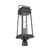 Boone One Light Outdoor Post Lantern (5-817-BK)