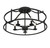 Stockton Five Light Semi Flush Mount (6-1679-5-89)