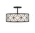 Savoy House - 6-1953-4-89 - Four Light Semi-Flush Mount - Reid - Matte Black