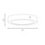 LED Flush Mount (6-3333-5-WH)