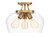 Savoy House - 6-4035-3-322 - Three Light Semi-Flush Mount - Octave - Warm Brass