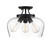 Savoy House - 6-4035-3-BK - Three Light Semi-Flush Mount - Octave - Black