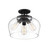 Octave Three Light Semi-Flush Mount (6-4035-3-BK)