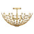 Savoy House - 6-4198-3-171 - Three Light Semi-Flush Mount - Birch - Burnished Brass