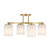 Savoy House - 6-4693-4-322 - Four Light Semi-Flush Mount - Herron - Warm Brass