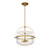 Denmar Four Light Convertible Semi-Flush/Pendant (6-4723-4-322)