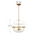 Denmar Four Light Convertible Semi-Flush/Pendant (6-4723-4-322)