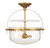 Denmar Four Light Convertible Semi-Flush/Pendant (6-4723-4-322)