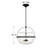 Denmar Four Light Convertible Semi-Flush/Pendant (6-4723-4-89)