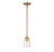 Savoy House - 7-1026-1-322 - One Light Mini-Pendant - Calhoun - Warm Brass