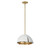 Savoy House - 7-1398-3-14 - Three Light Pendant - Brewster - Cavalier Gold w/Royal White
