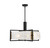 Savoy House - 7-1696-5-143 - Five Light Pendant - Hayward - Matte Black w/Warm Brass